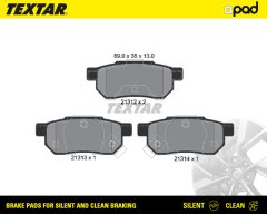 TEXTAR 2131201SC — Колодки тормозные дисковые