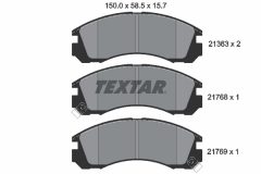 TEXTAR 2136301 — Колодки тормозные дисковые