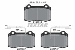 TEXTAR 2138103-1196-00 — Set discuri și plăcuțe de frână
