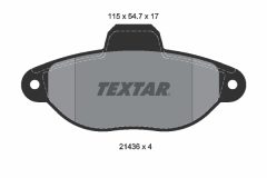 TEXTAR 2143602-0611-00 — Set discuri și plăcuțe de frână