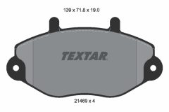 TEXTAR 2146901-0882-00 — Комплект тормозных дисков и колодок