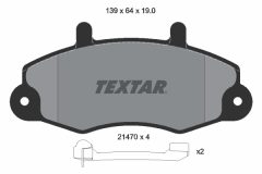 TEXTAR 2147002-0881-00 — Комплект тормозных дисков и колодок