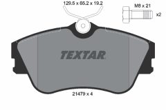 TEXTAR 2147902 — Колодки тормозные дисковые