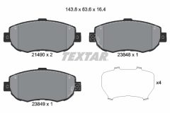 TEXTAR 2149001-2375-00 — Set discuri și plăcuțe de frână