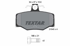 TEXTAR 2154501-1257-00 — Комплект тормозных дисков и колодок