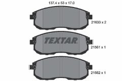 TEXTAR 2156101-1093-00 — Set discuri și plăcuțe de frână