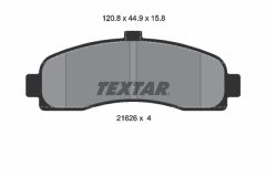 TEXTAR 2162601 — Колодки тормозные дисковые