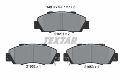 TEXTAR 2165101-1250-00 — Комплект тормозных дисков и колодок