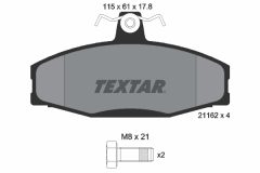 TEXTAR 2166201-0902-00 — Комплект тормозных дисков и колодок