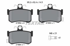 TEXTAR 2168202-1525-00 — Set discuri și plăcuțe de frână