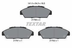 TEXTAR 2170001 — Колодки тормозные дисковые