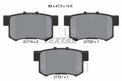 TEXTAR 2171901 — Колодки тормозные дисковые
