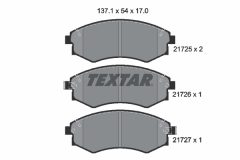 TEXTAR 2172501-1308-00 — Set discuri și plăcuțe de frână