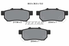 TEXTAR 2173801-0779-00 — Комплект тормозных дисков и колодок
