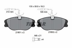 TEXTAR 2180101-0740-00 — Set discuri și plăcuțe de frână