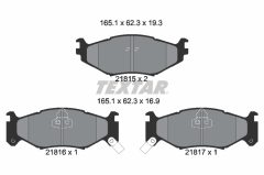 TEXTAR 2181501 — Plăcuțe de frână disc