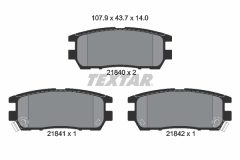 TEXTAR 2184002-0931-00 — Комплект тормозных дисков и колодок