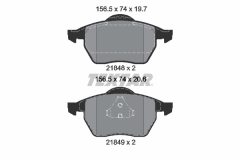 TEXTAR 2184802-0742-00 — Комплект тормозных дисков и колодок