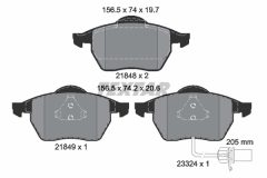 TEXTAR 2184903-0742-00 — Комплект тормозных дисков и колодок
