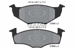 TEXTAR 2186602-0719-00 — Комплект тормозных дисков и колодок