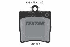 TEXTAR 2191903-0327-00 — Set discuri și plăcuțe de frână
