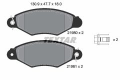 TEXTAR 2198004-0928-00 — Set discuri și plăcuțe de frână