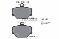 TEXTAR 2199901-0976-00 — Set discuri și plăcuțe de frână
