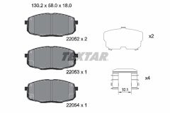 TEXTAR 2205201-1339-00 — Set discuri și plăcuțe de frână