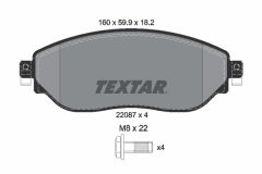 TEXTAR 2208701-2688-00 — Комплект тормозных дисков и колодок