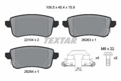 TEXTAR 2210401-3165-00 — Комплект тормозных дисков и колодок