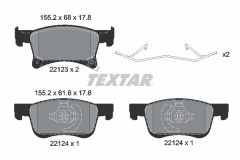 TEXTAR 2212301-1458-00 — Комплект тормозных дисков и колодок