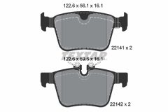 TEXTAR 2214101-3095-00 — Set discuri și plăcuțe de frână
