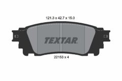 TEXTAR 2215301 — Колодки тормозные дисковые