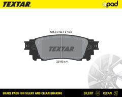 TEXTAR 2215301SC — Колодки тормозные дисковые