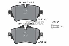 TEXTAR 2218701-2731-00 — Set discuri și plăcuțe de frână