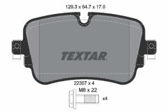 TEXTAR 2230701-2904-00 — Set discuri și plăcuțe de frână