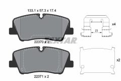 TEXTAR 2237001-3380-00 — Set discuri și plăcuțe de frână