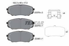 TEXTAR 2237801-2429-00 — Set discuri și plăcuțe de frână