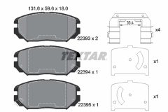 TEXTAR 2239301-1665-00 — Комплект тормозных дисков и колодок