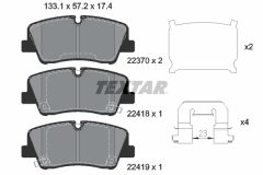 TEXTAR 2241801-3380-00 — Set discuri și plăcuțe de frână