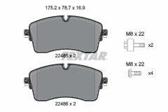 TEXTAR 2248505-3076-00 — Set discuri și plăcuțe de frână