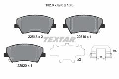 TEXTAR 2251801-3147-00 — Комплект тормозных дисков и колодок