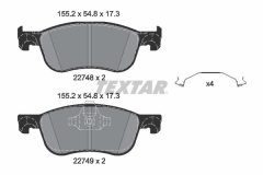 TEXTAR 2274806 — Plăcuțe de frână disc
