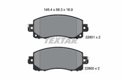 TEXTAR 2280001-3154-00 — Set discuri și plăcuțe de frână