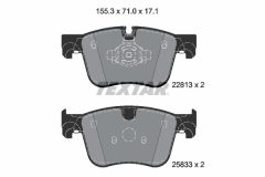 TEXTAR 2281301 — Колодки тормозные дисковые