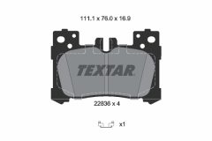 TEXTAR 2283601 — Колодки тормозные дисковые