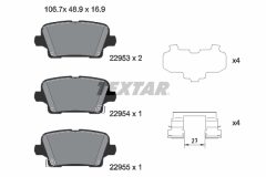 TEXTAR 2295301-3056-00 — Комплект тормозных дисков и колодок
