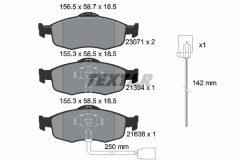 TEXTAR 2307104-0635-00 — Комплект тормозных дисков и колодок