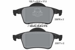 TEXTAR 2307602-1007-00 — Комплект тормозных дисков и колодок