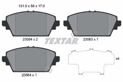 TEXTAR 2309401-1094-00 — Комплект тормозных дисков и колодок